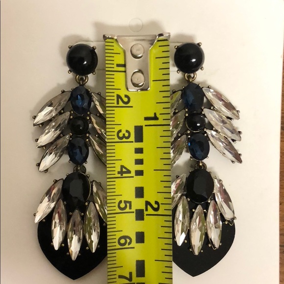 Jeweled Statement Earrings - Picture 5 of 6